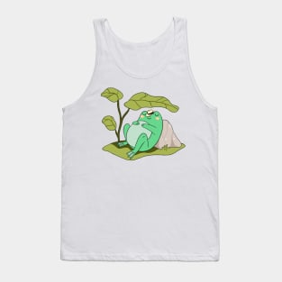 Napping Cow-Frog Tank Top